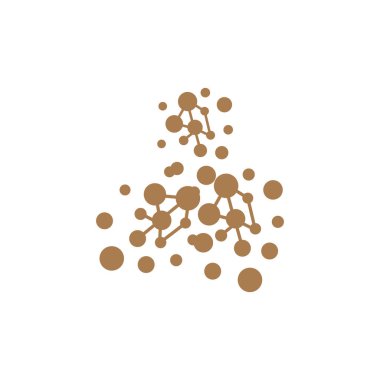 Nöron Logosu, Cel DNA Ağ Vektörü, ve Parçacık Teknolojisi, Basit Çizim Şablonu Tasarımı