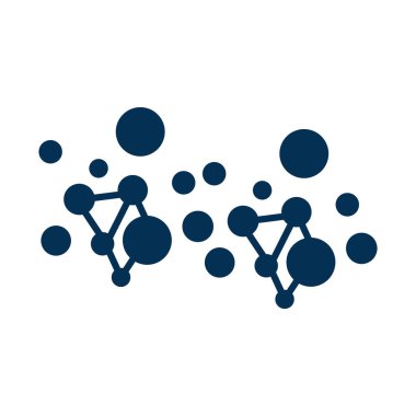 Nöron Logosu, Cel DNA Ağ Vektörü, ve Parçacık Teknolojisi, Basit Çizim Şablonu Tasarımı