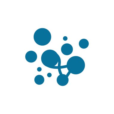 Nöron Logosu, Cel DNA Ağ Vektörü, ve Parçacık Teknolojisi, Basit Çizim Şablonu Tasarımı