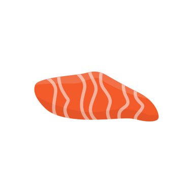 Suşi Logosu Japon Gıda Tasarımı, Vektör Sembol Şablonu Çizimi