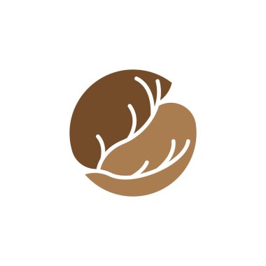 Geyik Boynuzu Logosu Tasarımı Horn Hayvan İllüstrasyonu Minimalist Simge Simgesi Simgesi Simgesi Simgesi Simgesi