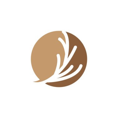 Geyik Boynuzu Logosu Tasarımı Horn Hayvan İllüstrasyonu Minimalist Simge Simgesi Simgesi Simgesi Simgesi Simgesi