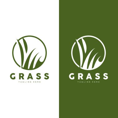 Yeşil Çim Logosu Tasarımı, Çiftlik Manzarası Çizimi, Doğa Tasarımı