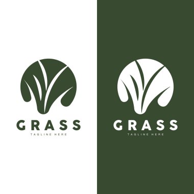 Yeşil Çim Logosu Tasarımı, Çiftlik Manzarası Çizimi, Doğa Tasarımı