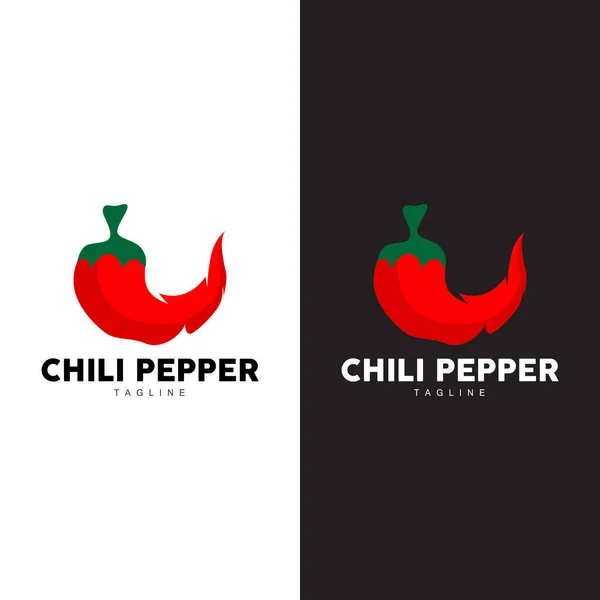 Heiße Chili Logo Vorlage Vektor Illustration — Stockvektor
