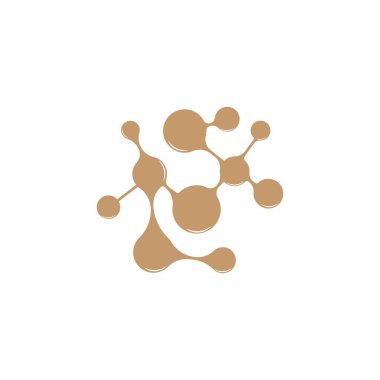 Nöron Logosu, Cel DNA Ağ Vektörü, ve Parçacık Teknolojisi, Basit Çizim Şablonu Tasarımı