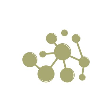 Nöron Logosu, Cel DNA Ağ Vektörü, ve Parçacık Teknolojisi, Basit Çizim Şablonu Tasarımı