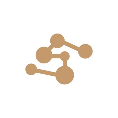 Nöron Logosu, Cel DNA Ağ Vektörü, ve Parçacık Teknolojisi, Basit Çizim Şablonu Tasarımı