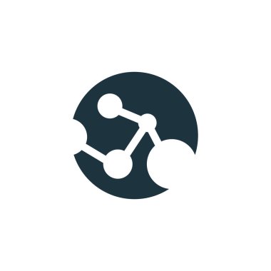 Nöron Logosu, Cel DNA Ağ Vektörü, ve Parçacık Teknolojisi, Basit Çizim Şablonu Tasarımı