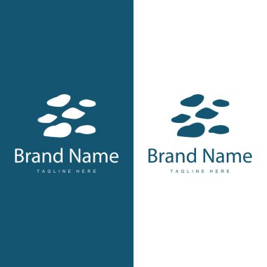 Taş Vektör Logosu, Taş Tasarım Dengesi Kilometre Taşı Taşı Taşı Taşı Sembol İllüstrasyonu