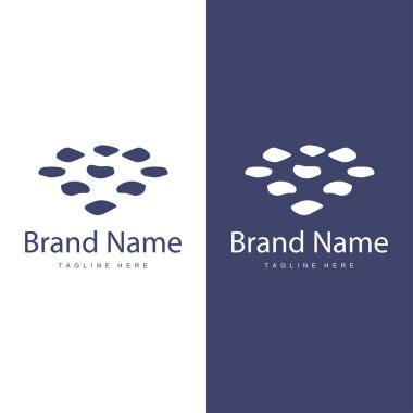 Taş Vektör Logosu, Taş Tasarım Dengesi Kilometre Taşı Taşı Taşı Taşı Sembol İllüstrasyonu