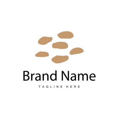 Taş Vektör Logosu, Taş Tasarım Dengesi Kilometre Taşı Taşı Taşı Taşı Sembol İllüstrasyonu