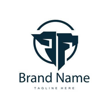 Alfabe harfi t logosu basit ürün şablonu dizayn et