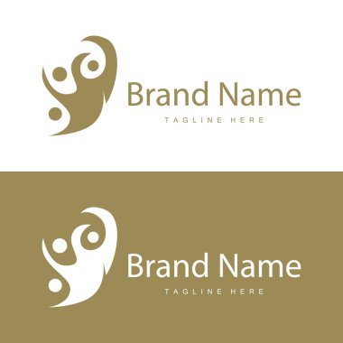 Takım çalışması logosu vektör şablonu işbirliğinde başarı insanlara basit sembol tasarımı bakımı