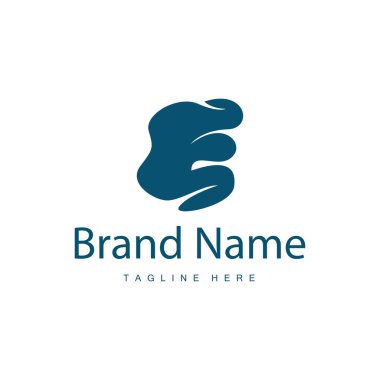 Basit tarzda E harfi logosu Lüks ürün markası örnekleme