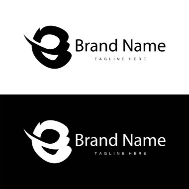 Basit tarzda E harfi logosu Lüks ürün markası örnekleme