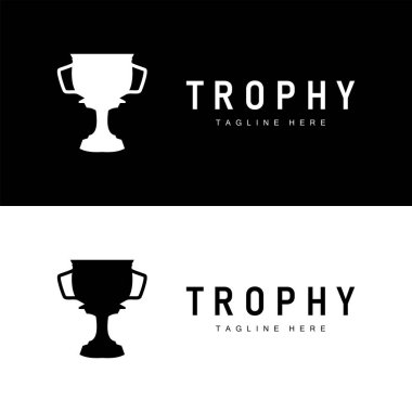 Şampiyonluk Kupası Logosu İllüstrasyon Ödülü Kazanan Şablon Tasarımı