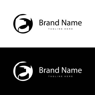 Basit tarzda E harfi logosu Lüks ürün markası örnekleme