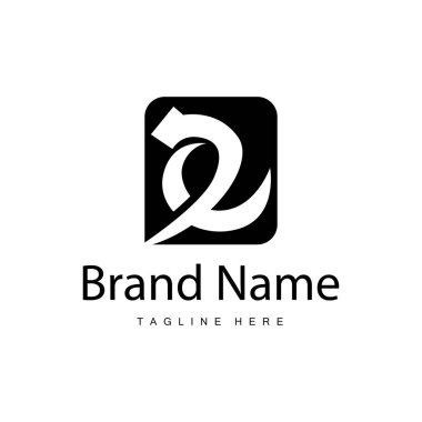 Basit tarzda E harfi logosu Lüks ürün markası örnekleme