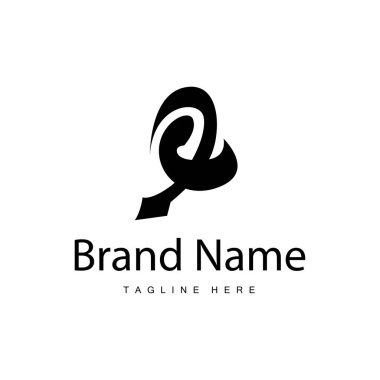 Basit tarzda E harfi logosu Lüks ürün markası örnekleme