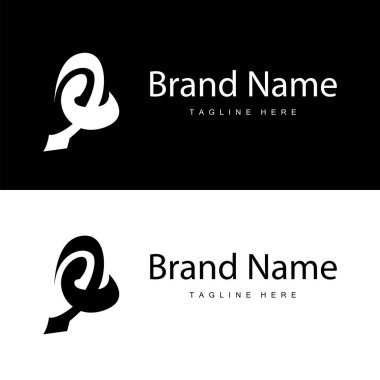 Basit tarzda E harfi logosu Lüks ürün markası örnekleme