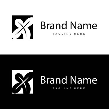 Basit ve minimalist alfabe dizayn kavramına sahip ilk logo harfi X