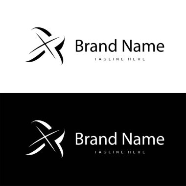 Basit ve minimalist alfabe dizayn kavramına sahip ilk logo harfi X