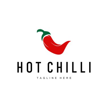 Hot Chili Peppers Logo Çiftliği Tasarımı Basit Çizim Sembol Templatı