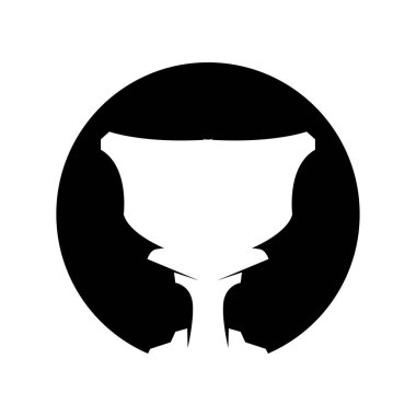 Şampiyonluk Kupası Logosu İllüstrasyon Ödülü Kazanan Şablon Tasarımı