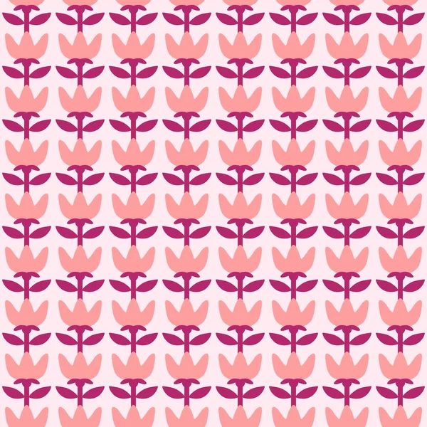 Abstraktes Florales Nahtloses Blütenstreifenmuster Zum Einwickeln Von Papier Und Bettwäsche — Stockfoto