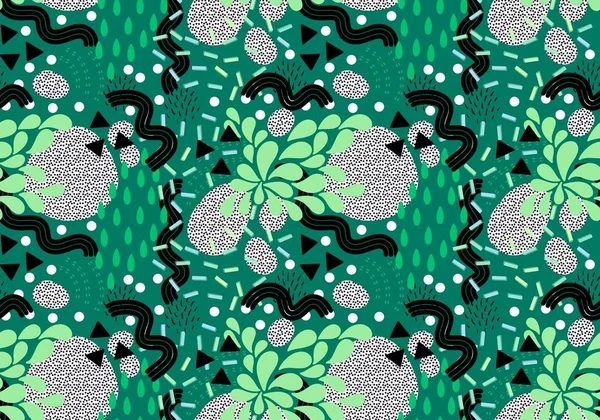 Abstract floral seamless ethnic ornaments pattern for fabrics and wrapping paper and clothes print and kids accessories and study notebooks. High quality illustration