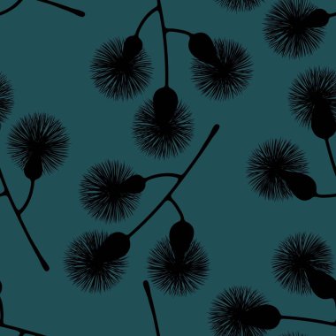 Kağıt, çarşaf, kumaş, giysi baskısı, çocuk defterleri, ambalaj ve mutfak tekstili için soyut, dikişsiz çiçek deseni. Yüksek kaliteli illüstrasyon