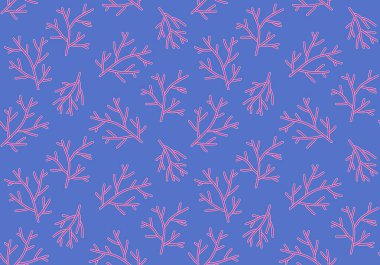 Yaz çiçekli hayvanlar kağıt, kumaş ve çarşaf sarmak için kusursuz mercan desenleri ve çocuk giysileri baskı ve mayo tekstili. Yüksek kaliteli illüstrasyon