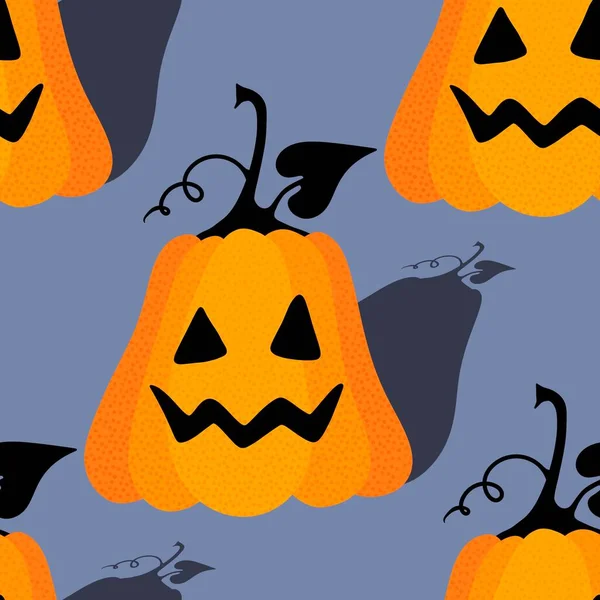 Halloween Seamless Pumpkins Pattern Fabrics Wrapping Paper Clothes Print Notebooks —  Fotos de Stock