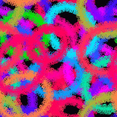 Çizgi film geometrik oval dikişsiz polka noktaları kağıt, kumaş, çarşaf ve çocuk giysileri baskısı ve ambalajlama için daire şeklinde. Yüksek kaliteli illüstrasyon