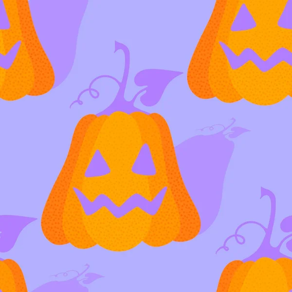 Halloween Seamless Pumpkins Pattern Fabrics Wrapping Paper Clothes Print Notebooks — Stock fotografie