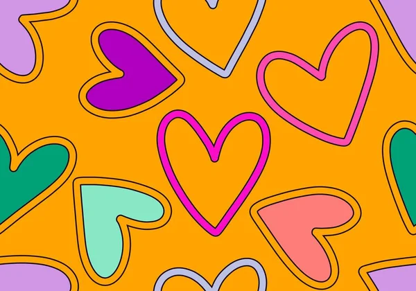 Sevgililer Günü Karikatür Desenleri Ambalaj Kâğıdı Çocuk Giysileri Kumaşlar Aksesuarlar — Stok fotoğraf