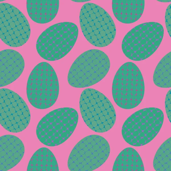 Easter Eggs Seamless Spring Pattern Kids Clothes Print Accessories Notebooks — Stockfoto