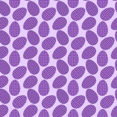 Easter eggs seamless spring pattern for kids clothes print and accessories and notebooks and wrapping paper and fabrics and kitchen. High quality illustration