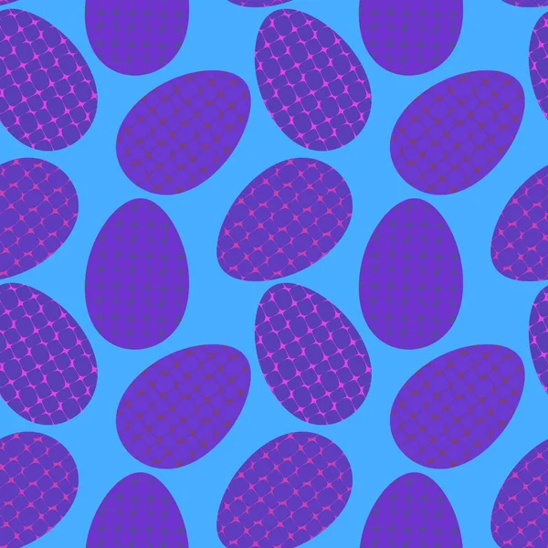 Easter Eggs Seamless Spring Pattern Kids Clothes Print Accessories Notebooks — Zdjęcie stockowe