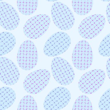 Easter eggs seamless spring pattern for kids clothes print and accessories and notebooks and wrapping paper and fabrics and kitchen. High quality illustration