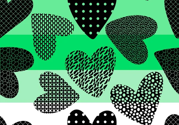 Valentines hearts seamless cartoon pattern for wrapping paper and kids clothes print and fabrics and accessories and linens and textiles. High quality illustration