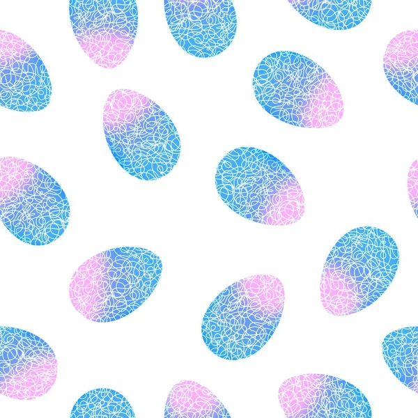 Easter Eggs Seamless Spring Pattern Kids Clothes Print Accessories Notebooks — ストック写真