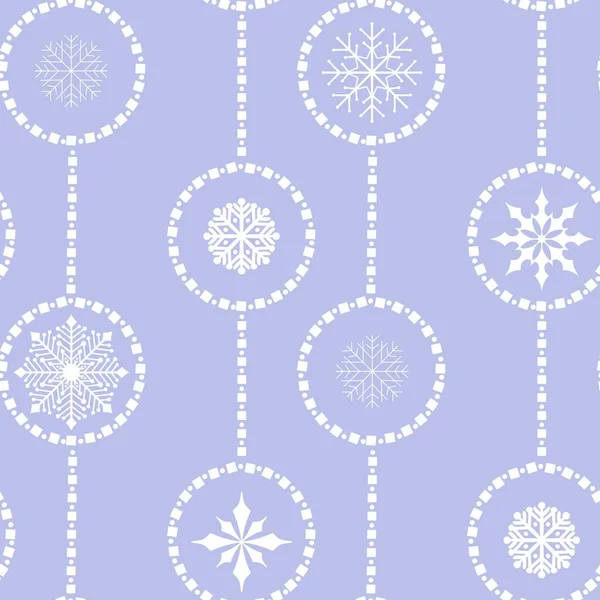 Padrão Flocos Neve Sem Costura Inverno Para Papel Embrulho Tecidos — Fotografia de Stock