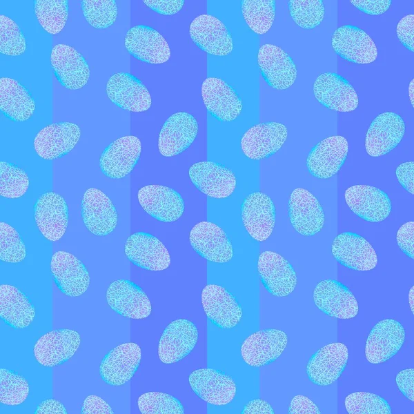 Easter Eggs Seamless Spring Pattern Kids Clothes Print Accessories Notebooks — Stockfoto