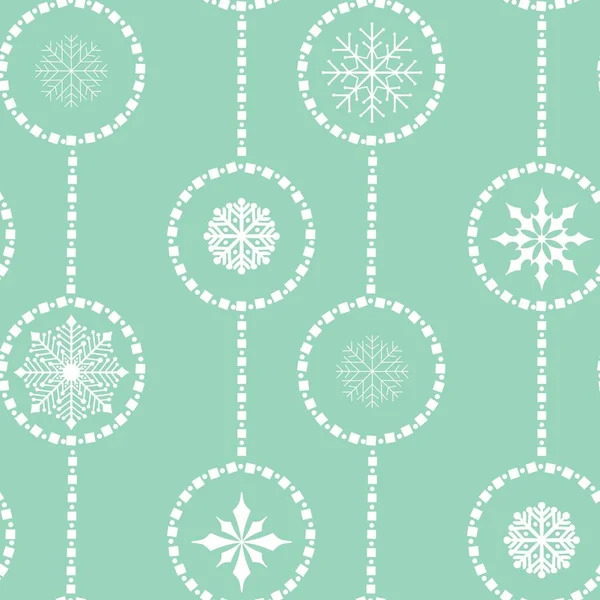 Winternahtloses Schneeflocken Muster Zum Einwickeln Von Papier Und Stoffen Und — Stockfoto