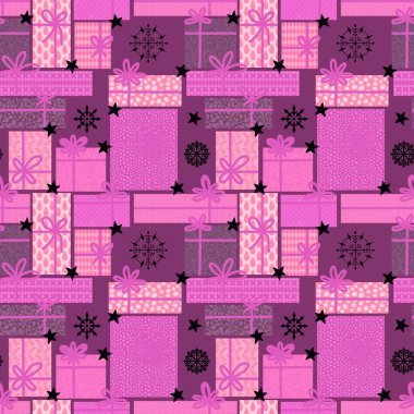 Noel ve doğum günü için karikatür desenli karikatür kutuları, ambalaj kağıtları, çocuk giysileri baskıları, ambalajlar ve kumaşlar. Yüksek kaliteli illüstrasyon