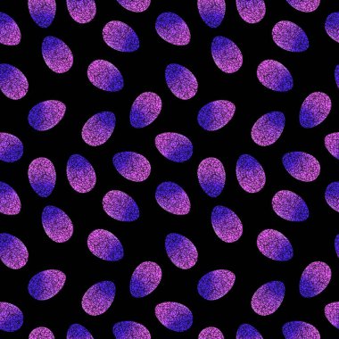 Easter eggs seamless spring pattern for kids clothes print and accessories and notebooks and wrapping paper and fabrics and kitchen. High quality illustration