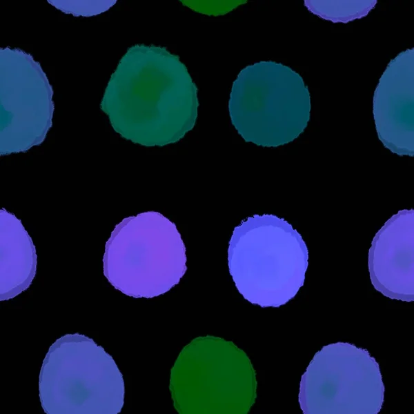 Abstrakte Kreis Nahtlose Aquarellfarbe Tupfenmuster Zum Einwickeln Von Papier Und — Stockfoto
