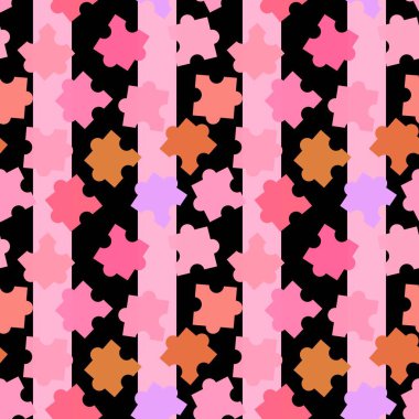 Çizgi filmlerde çocuk kıyafetleri, kâğıtlar, çarşaflar ve şenlikli ambalajlar için oyun oyuncakları desenleri vardır. Yüksek kaliteli illüstrasyon